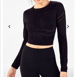 Fabletics Jaymee mesh crop top